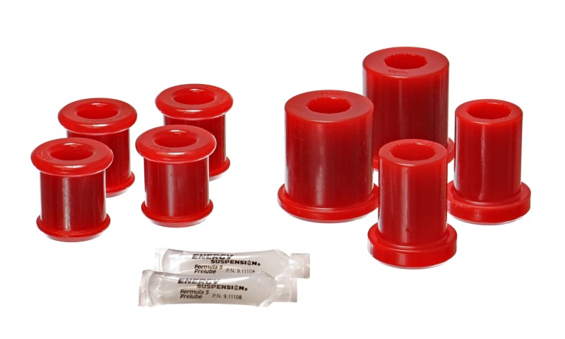 Cadillac XLR Control Arm Bushing Set - Front - Energy Suspension - Hyper-Flex - Red - `04-`09 Cadillac XLR Control Arm Bushing Set - Front - Energy Suspension - Hyper-Flex - Red - `04-`09